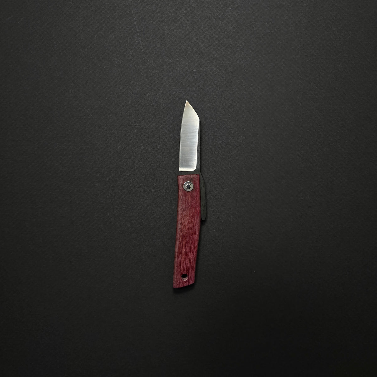 Ohta OFF FK5 Folding Knife 50mm Purple Heart Handle | Tosho Knife