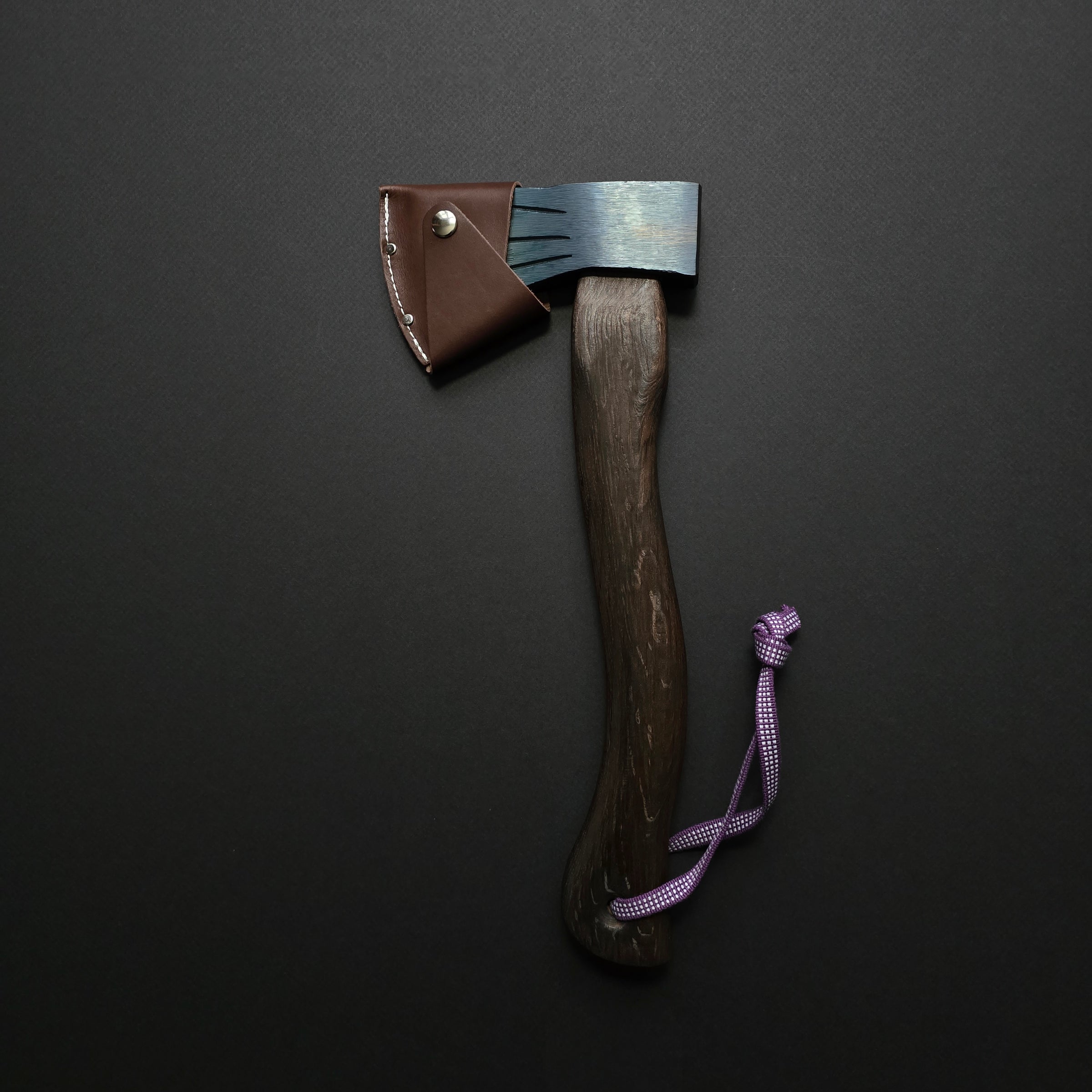 Mizuno Axe 600g Curved Burnt Oak Handle (Teono) | Tosho Knife Arts