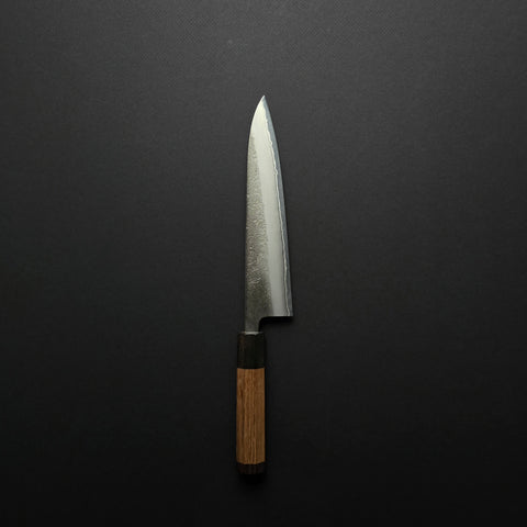 Aoi_sakana　２本　① Yoshikane White #2 Nashiji Gyuto 210mm Double Ebony Enju