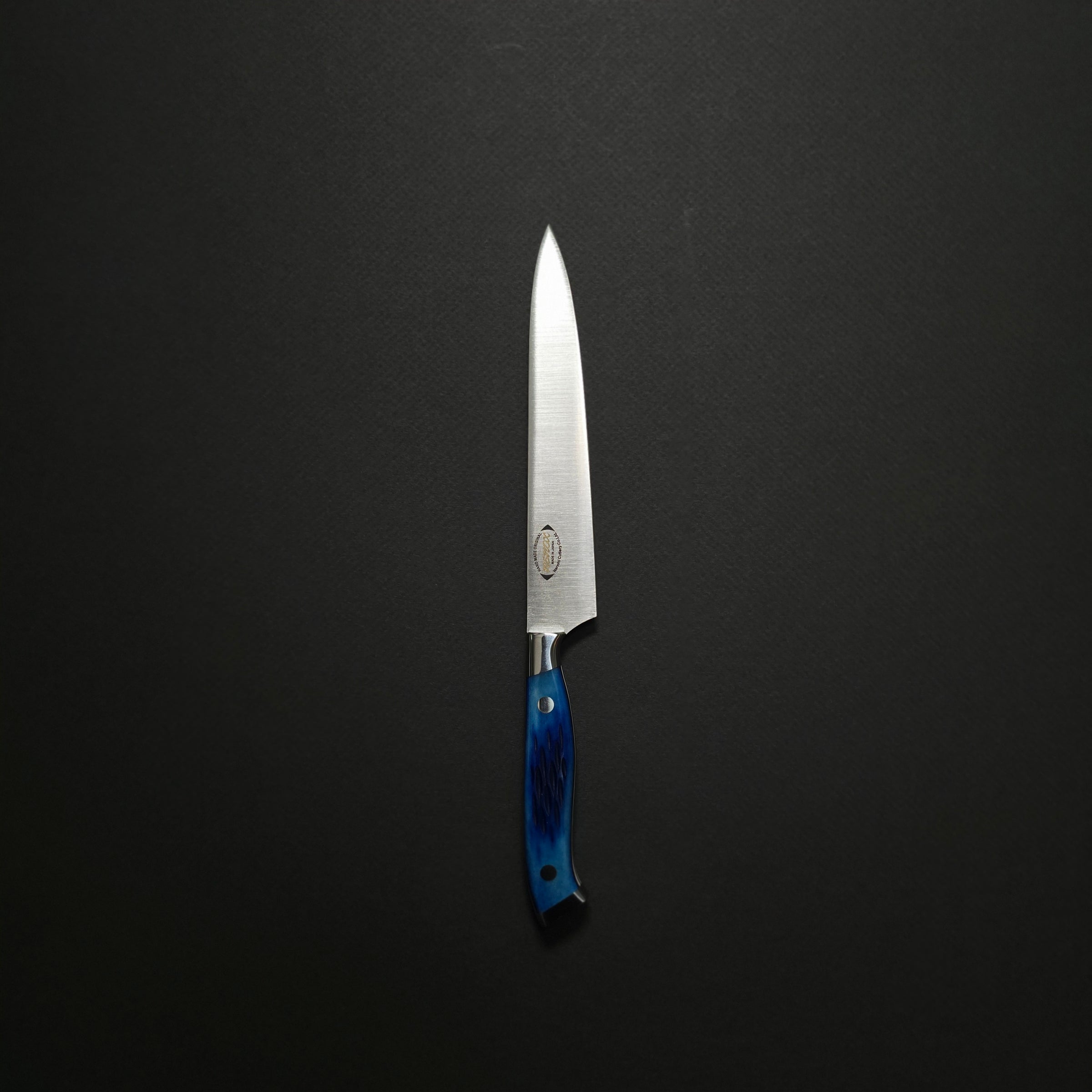 Nenox Blue Petty 150mm Blue Jigged Bone Handle (with Sheath
