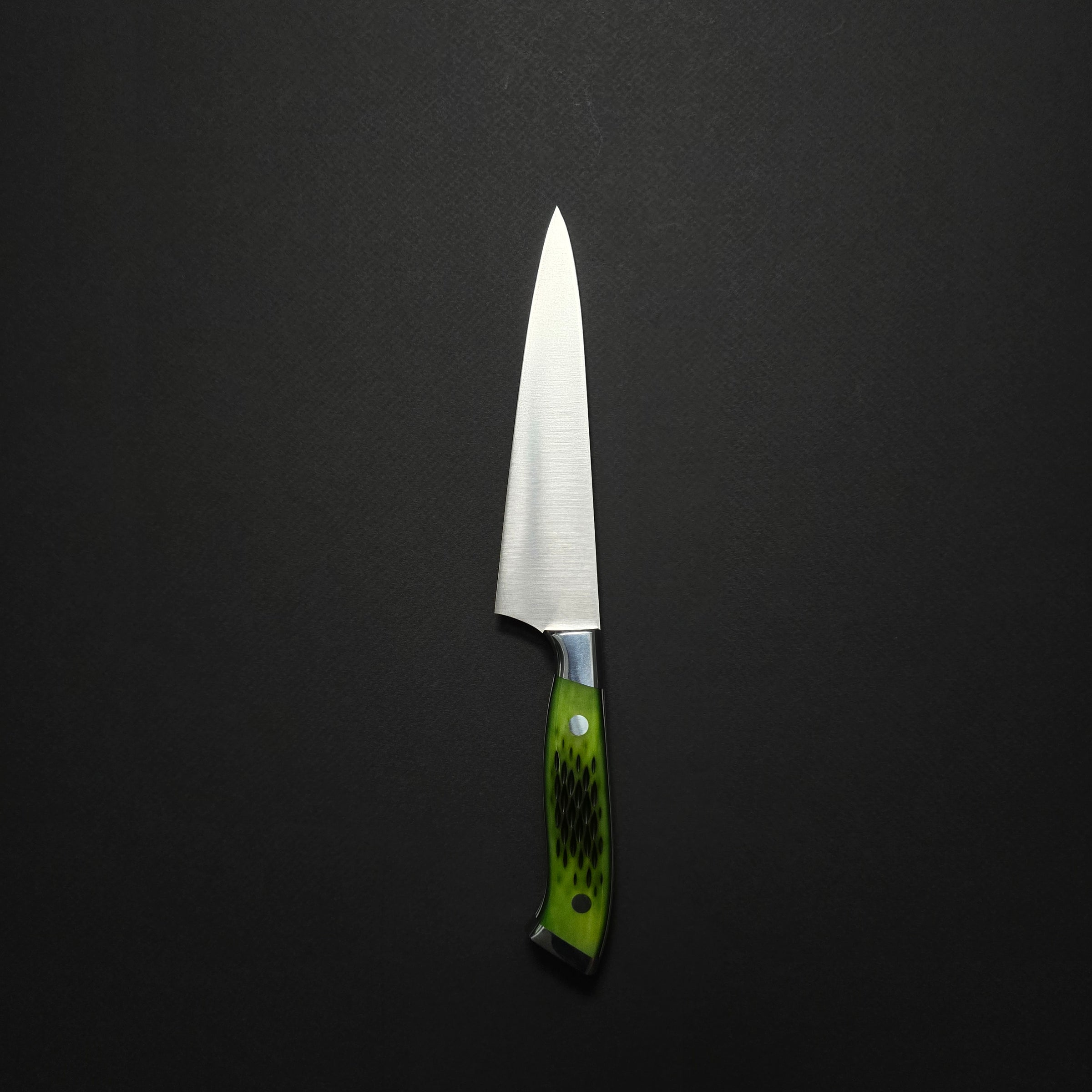 Nenox Green Honesuki Kaku 150mm Green Jigged Bone Handle (with