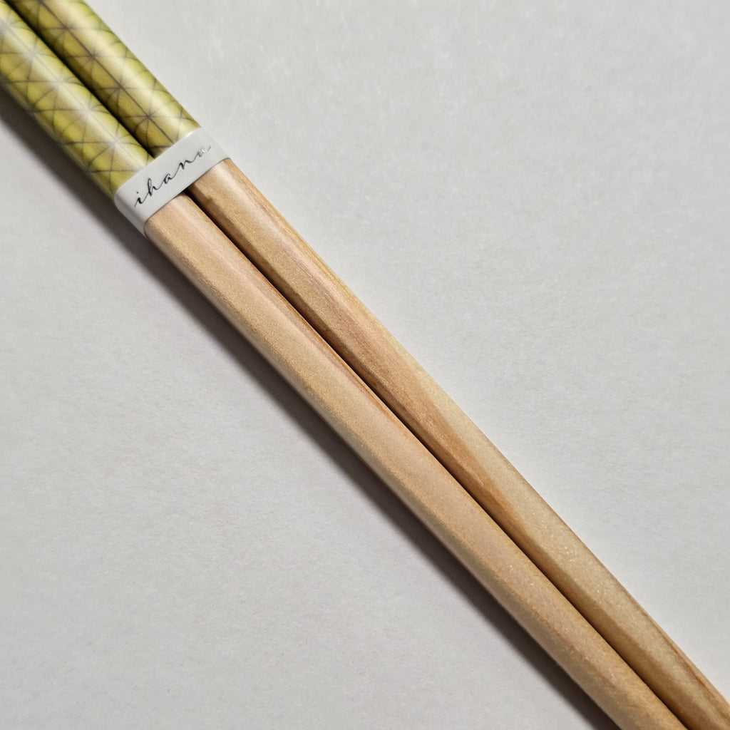 Ihana Fukui Hinoki Wood Chopsticks (Various Colours)