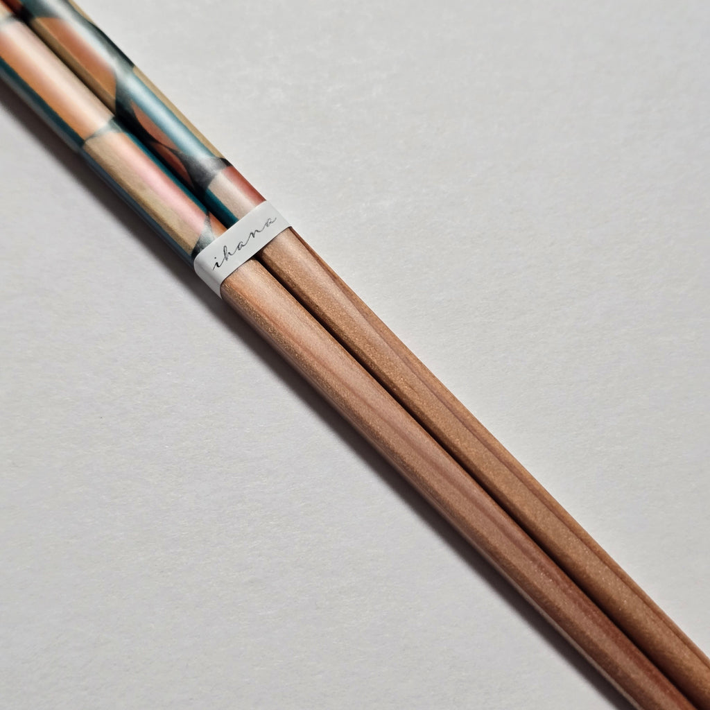 Ihana Fukui Hinoki Wood Chopsticks (Various Colours)