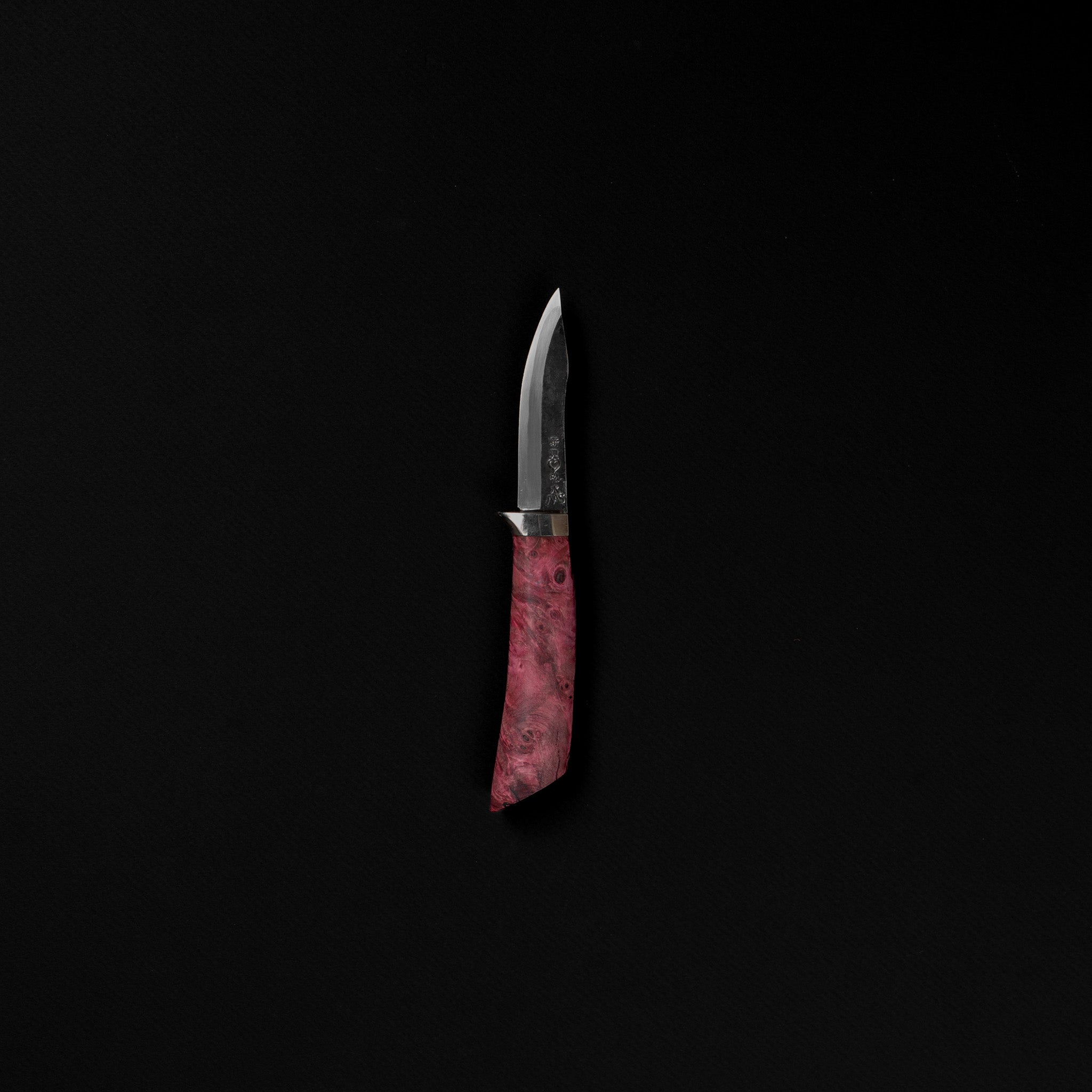 Takeda Fixed Blade 0mm Purple Heart Handle (with Sheath) | Tosho