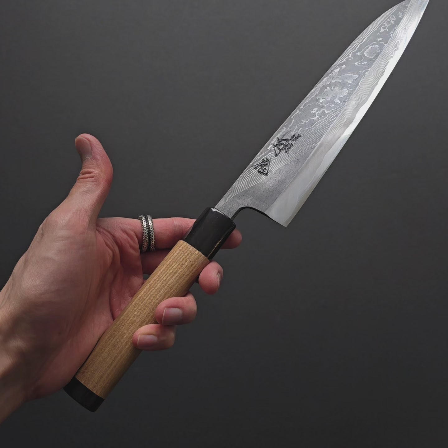 Tsukasa Hinoura White #2 River Jump Gyuto 240mm Enju Handle