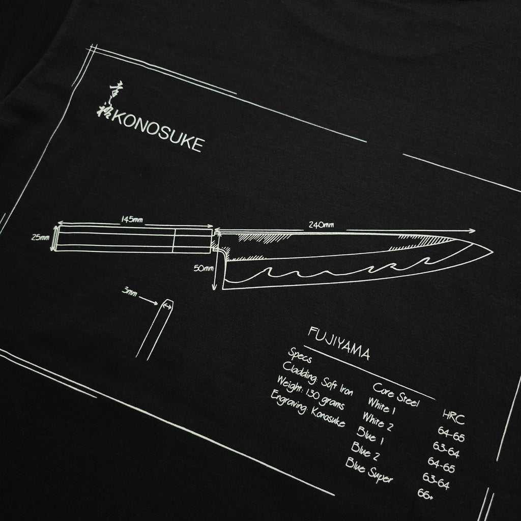 Konosuke Black T-shirts (S, M, L, XL, XXL)