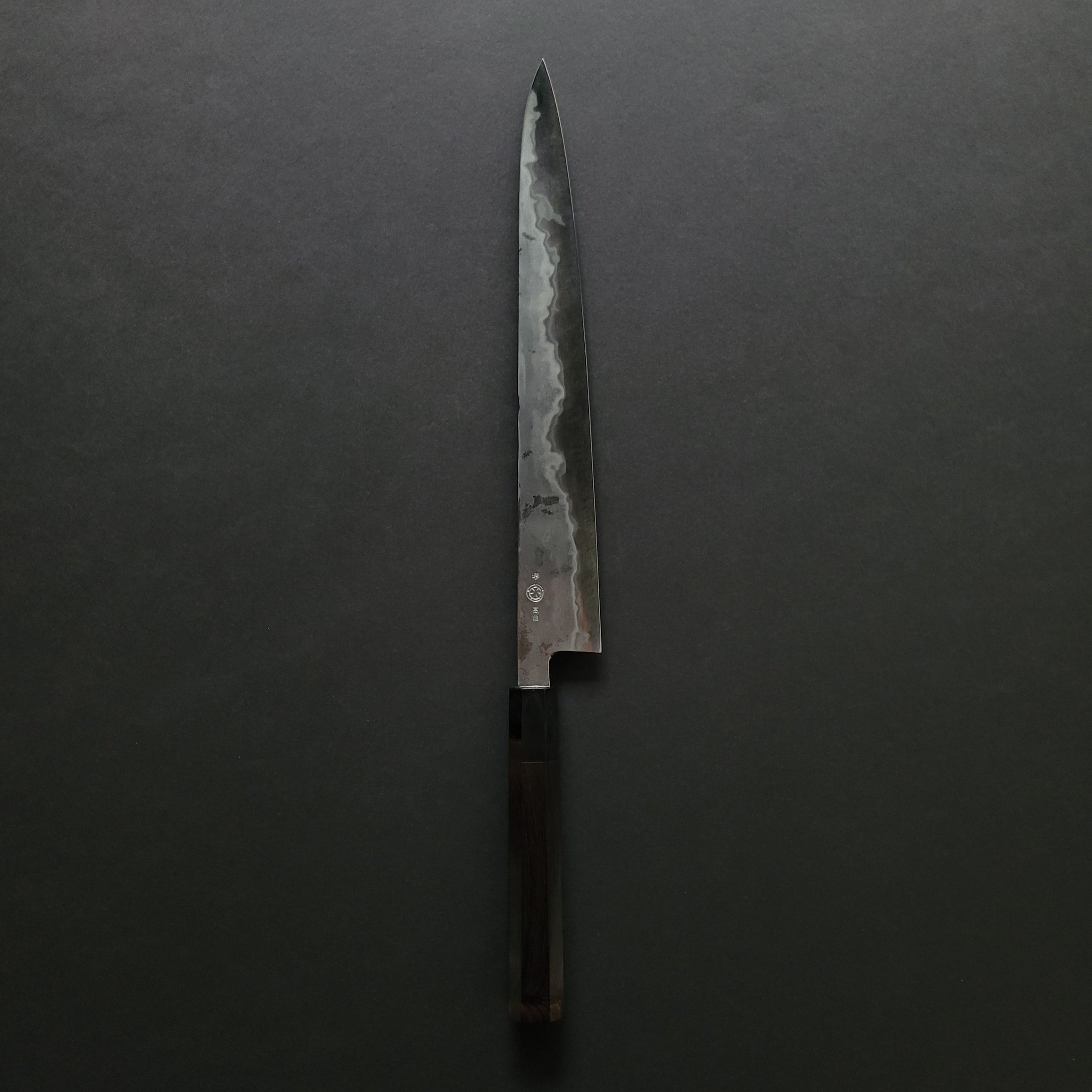 Takada no Hamono Blue #1 Suiboku Sujihiki 300mm Ebony Handle